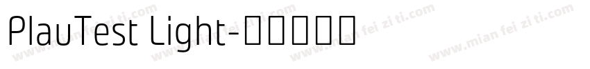 PlauTest Light字体转换